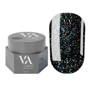 Valeri Top Silver Flash geellakk, 30 ml