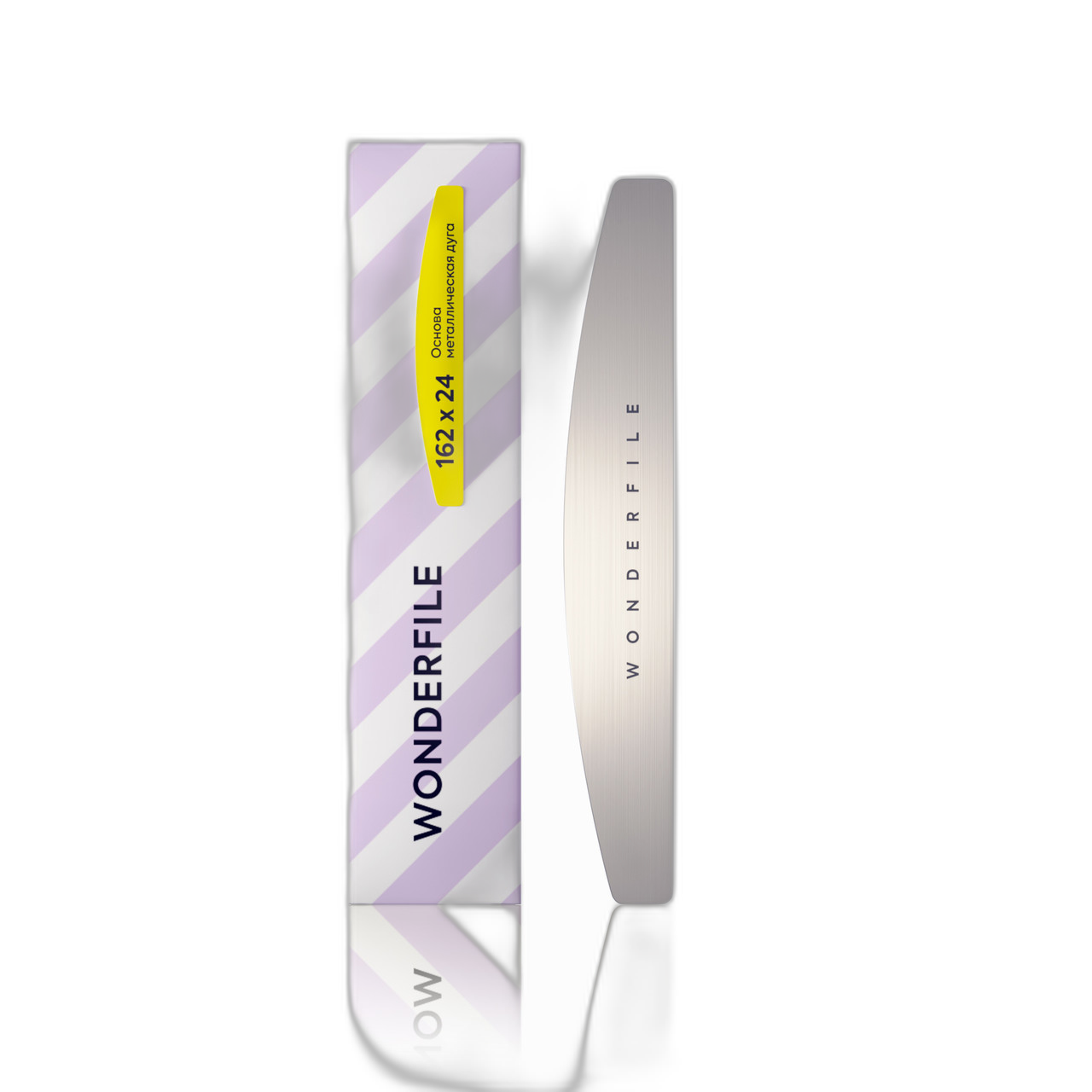 Metallist alus Wonderfile "Crescent" 162*24 mm